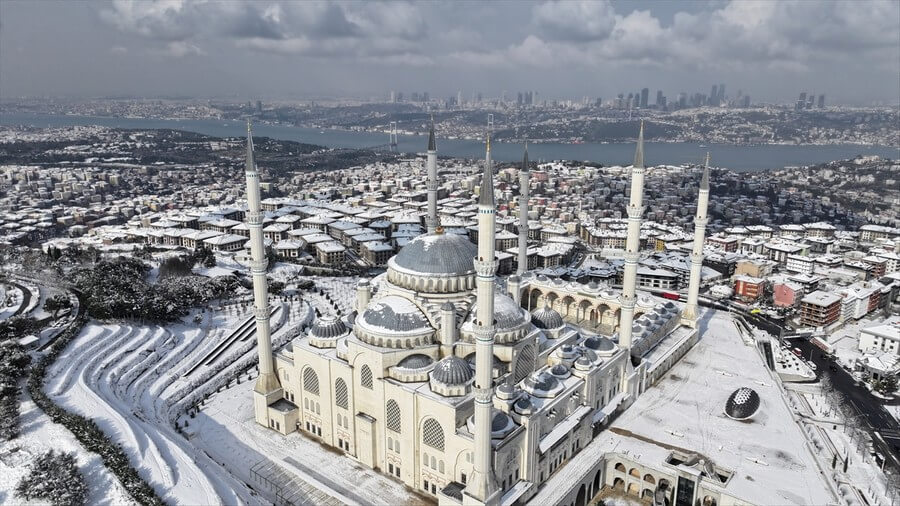 Kar fırtınası başladı: Yurttan kar manzaraları