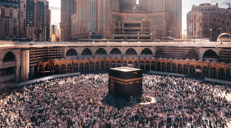 Mekke’de sıcaklık ve izdiham çalışması