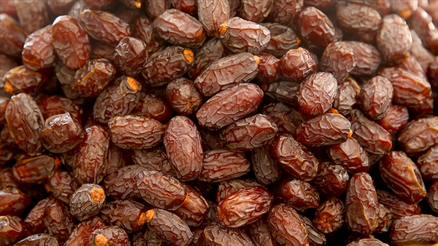 Ramazan öncesi hurma tezgahlardaki yerini aldı