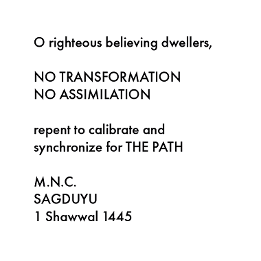 O righteous believing dwellers