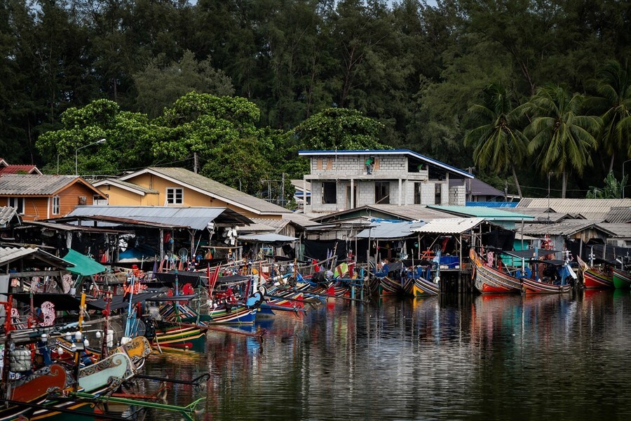 Bangkok Müslümanlarının su üstündeki yaşamı