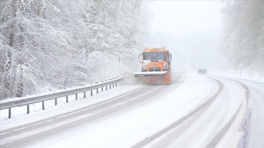 Trakya'nın yüksek kesimlerinde kar 