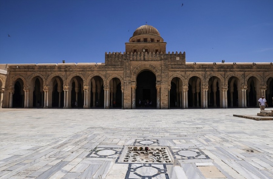 Tunus'ta ezan sesinin ilk yükseldiği cami, Kayravan